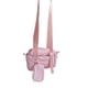 thumbnail image 5 of Bolsa de gimnasio, bolsa de lona con cartera extraíble, bolsillo lateral con cordón resistente al agua Rosa, 5 of 9