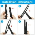 thumbnail image 3 of Unique Bargains 11' Rear Window Windshield Wiper Blade Arm Set for for Chevrolet Sonic 12-19, 3 of 6