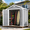 7.5x6.5ft-Gray, variant on 6×4.4ft Outdoor Shed & Storage, Seizeen All-Weather Plastic Sheds with Floor, Sloped Top Garden Shed with Window, Lockable Double Door Resin Patio Storage for Garage Backyard Bike Mower