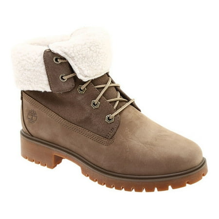 Women's Timberland Jayne Teddy Fleece Fold Down Waterproof (Best Way To Clean Timberland Boots At Home)