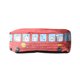 thumbnail image 1 of Estuche para lápices de lona con diseño de autobús bonito de 4 colores, estuche para bolígrafos con cremallera a la moda, bolsa de almacenamiento de cosméticos, color rojo, 1 of 2