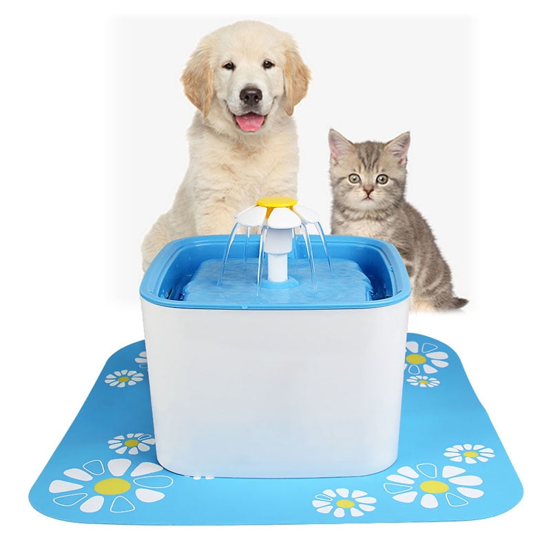 BeaconPet Upgrade Capacity 2.5 L Flower Style Automatic Electric Pet Water Fountain Dog/Cat