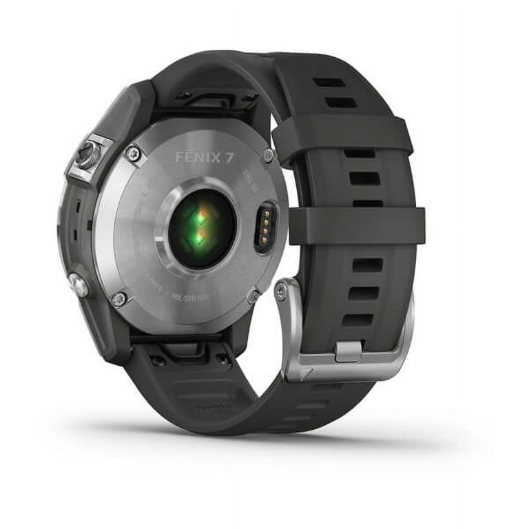 fenix 7, Silver with Graphite Band fenix 7, Silver with Graphite Band