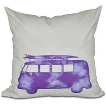 Simply Daisy 16" x 16" Beach Drive Geometric Print Outdoor Pillow