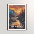 thumbnail image 3 of ELNEIT - Olympic National Park Poster, Unframed Matte Paper, S18, 3 of 3