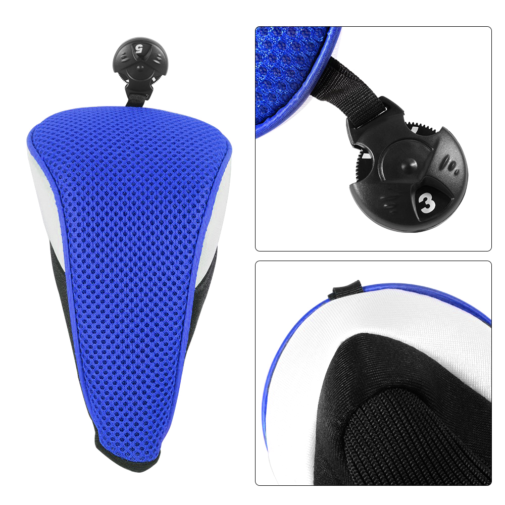 Customizable Hybrid Golf Head Cover – Choose Your Number Tag (1,2,3,4,5,7,8,9,P,A,S)