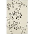thumbnail image 4 of SAFAVIEH Soho Piper Floral Wool Area Rug, Ivory/Grey, 8' x 8' Round, 4 of 8