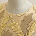 thumbnail image 4 of Little Big Girls Flower Dress Sleeveless Bowknot Wedding Pageant Dance Gown for 4-14Y, 4 of 7