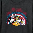 thumbnail image 3 of Disney - Fun And Fireworks - Women's Lightweight French Terry Long Sleeve Shirt, 3 of 5