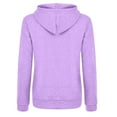 thumbnail image 3 of Aayomet Womens Hoodies Trendy Women-Plus-Size-Hoodies-Sweatshirts Color Block Tops with Pockets,Purple 3XL, 3 of 4