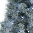 thumbnail image 6 of Nearly Natural 4' Snowy Pine Artificial Christmas Tree Prelit with LED Lights, Green, 6 of 9