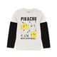 thumbnail image 1 of Camiseta Pokémon para niños, ropa de skater, color gris, de Pikachu, de 13 a 14 años, 1 of 7