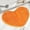 Orange, variant on Emdiqzs Non Slip Washable Heart Shaped Chenille Bath Mat Super Absorbent Bathroom Rug Soft Plush Mat for Shower Room