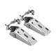 thumbnail image 5 of 2 pedales traseros para bicicleta eléctrica, accesorio para pedales de motocicleta, reposapiés Plata, 5 of 9