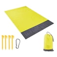 thumbnail image 4 of Manta de Picnic de bolsillo perfecl 210x200cm Plegable a prueba de arena Estera de Picnic grande, 4 of 8