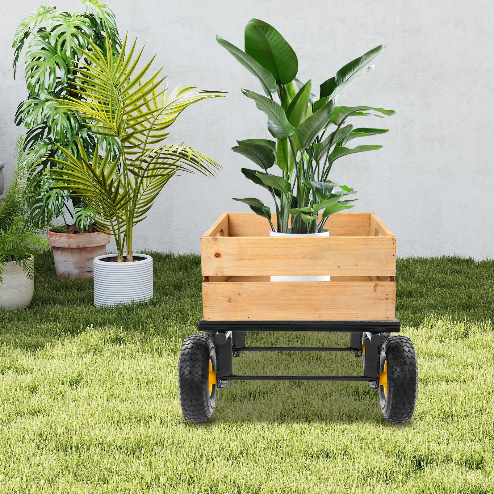 6-Wheel All-Terrain Mover, 1200-LB Capacity All-Terrain Mover, Heavy Duty Furniture Dolly