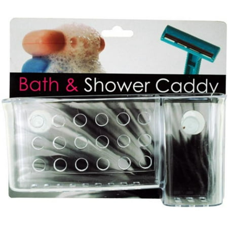 DDI 1279134 Shower and Toothbrush Caddy Combo with Suction Cups -Pack of 12