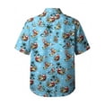 thumbnail image 3 of Toddler Kids Boys Polo Shirts Short Sleeve Bright Graphic Print Top Soft T Shirt Pattern Casual Blouse 6-7 Years, 3 of 3
