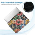 thumbnail image 2 of FORMRS 13-13.3 inch Laptop Sleeve Case Soft Carrying Quilted Computer Bag Cover, Dark Floral, 2 of 7