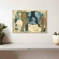 thumbnail image 2 of Elephant Stock Royal Elephant Wall Art - Horizontal Canvas Wall Art - Living Room Wall Decor - Animal Canvas - Yellow And Beige Decor By Chariklia Zarris - 12" x 8", 2 of 8