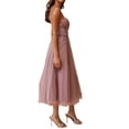 thumbnail image 2 of SUNSIOM Robe de Soirée Formelle en Tulle pour Femmes Couleur Unie Dos Nu Corset Robe de Soirée pour Cocktail Mariage, 2 of 5