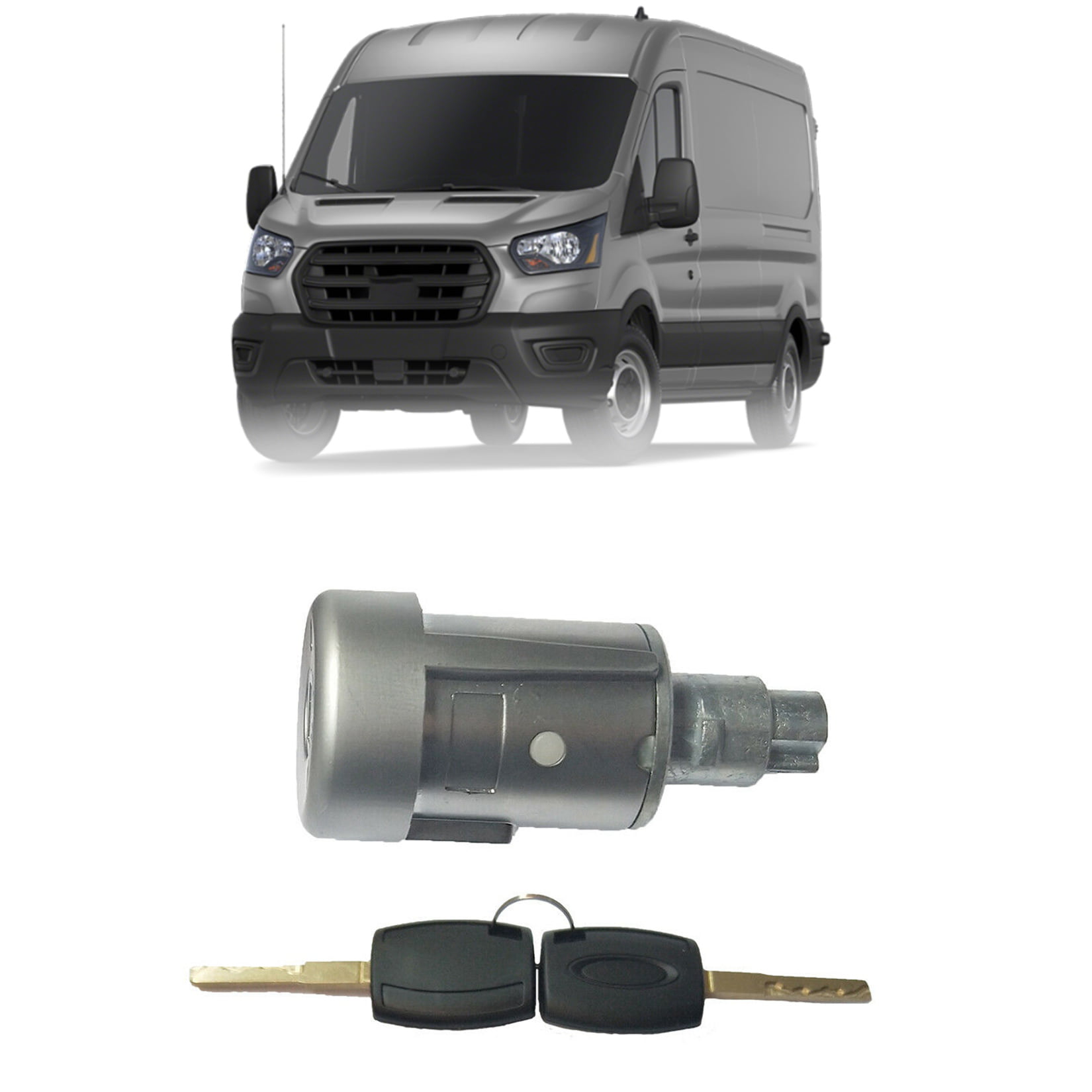 For Ford Transit Custom Tourneo MK8 3 Button Remote Key Fob Service Repair Kit 