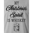 thumbnail image 2 of 9 Crowns Tees Men's Chirstmas Spirit T-shirt (2XL, Unisex Grey), 2 of 3