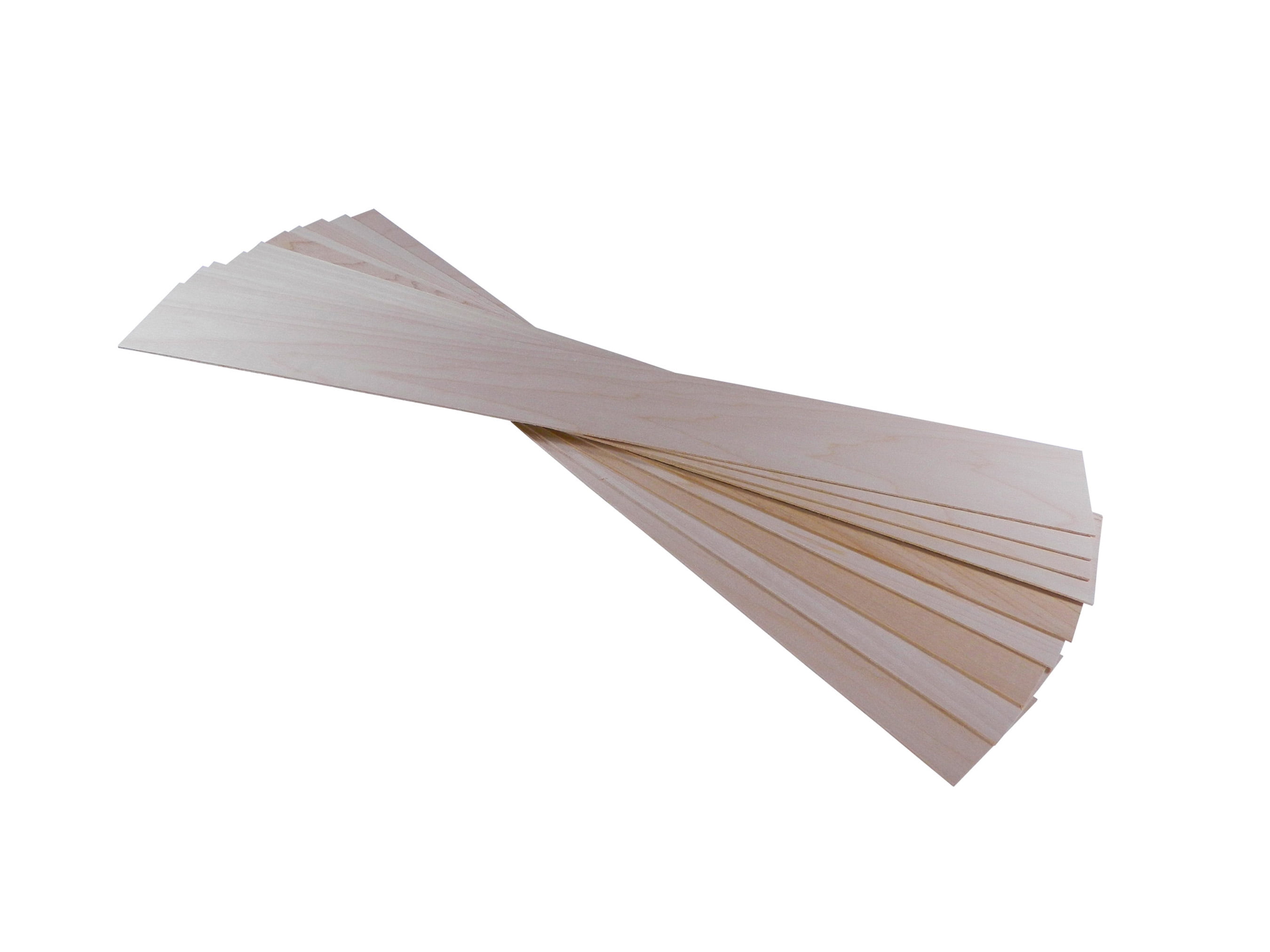 Basswood Hobby Wood Strips, 1/16" x 3" x 24"