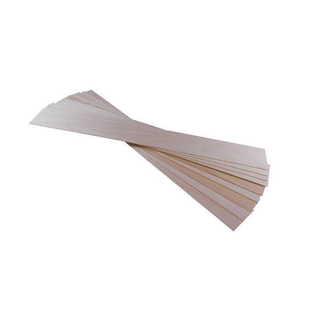Basswood Hobby Wood Strips, 1/16" x 3" x 24"