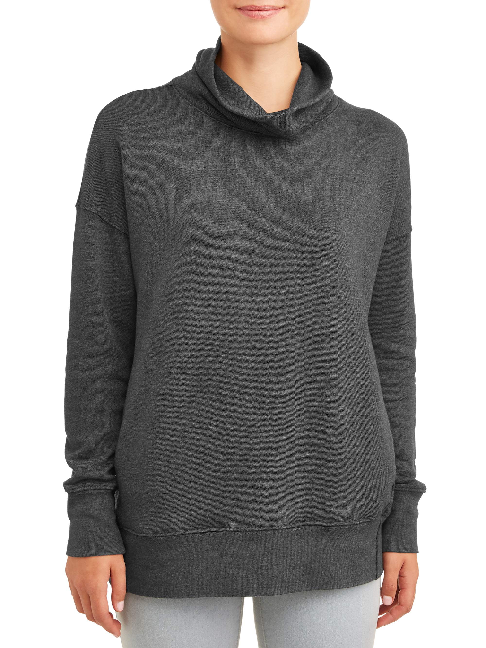 Time and Tru Women's Cowl Neck Tunic - Walmart.com