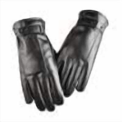 Fesfesfes Washed Leather With Insulation And Driving And Cycling Gloves(Black,Free Size)