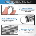 thumbnail image 4 of Uxcell Extension Spring, 10pcs Wire Diameter 0.01", OD 0.12", Free Length 1", Silver, 4 of 7