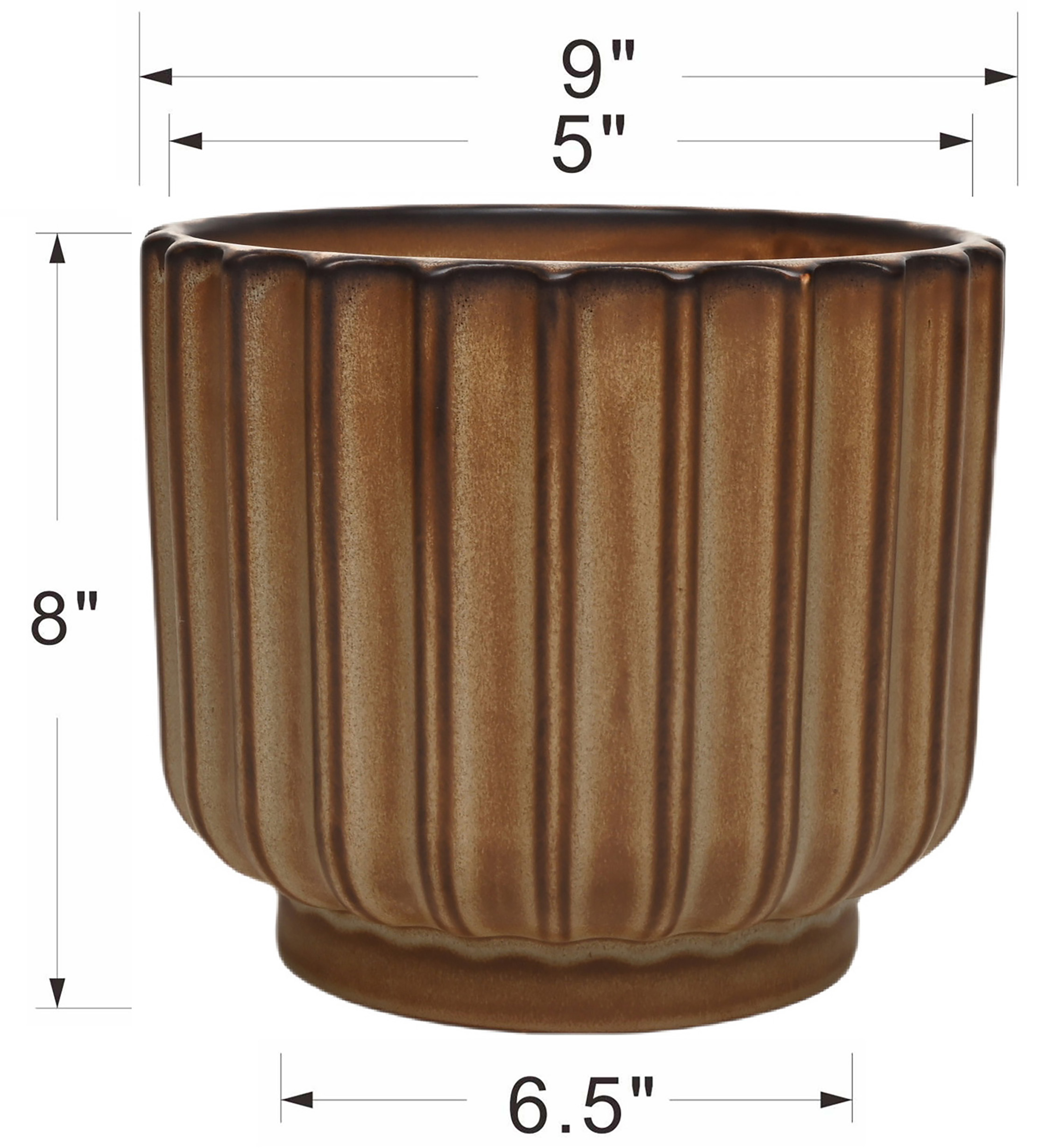 Better Homes & Gardens 9 Inch Copper Paul Planter photo 8