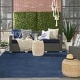 thumbnail image 3 of Nourison Nourison Essentials Indoor/Outdoor Midnight Blue 8' x 10' Area Rug, (8x10), 3 of 11