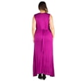 thumbnail image 3 of Plus Size Sleeveless Empire Waist Maxi Dress, 3 of 6
