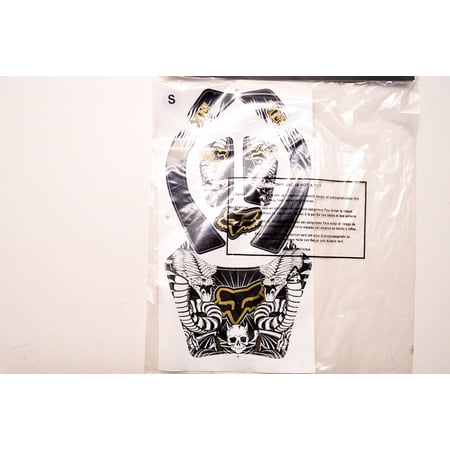 Fox 91513-001-003 Small Airframe Roost Deflector Decal Kit Black Small NOS