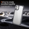 thumbnail image 4 of for iPhone 11 Clear Case, [Anti-Yellowing] [Military-Grade Drop Protection] Transparent Slim Lightweight Anti-Scratch Phone Case for iPhone 11 Shockproof Bumper Cover, Gray, 4 of 8