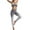D22/Grey, variant on Afdoent Women 2 Piece Workout Sets Gradient Yoga Clothing Set Fashion Outdoor Running Fitness Wear Tight Sportswear Fashion Clothes