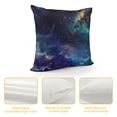 thumbnail image 4 of Creowell  Galaxy Space Decorative Throw Pillow Covers , Fantasy Galaxy Outer Space Pillow Cushion Cases , Square Pillowcases Decoration for Sofa Couch Bedroom Living Room Car, 4 of 5