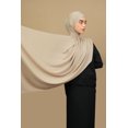 thumbnail image 3 of Rectangular Scarf: Ordinary In Cappucino, 3 of 8