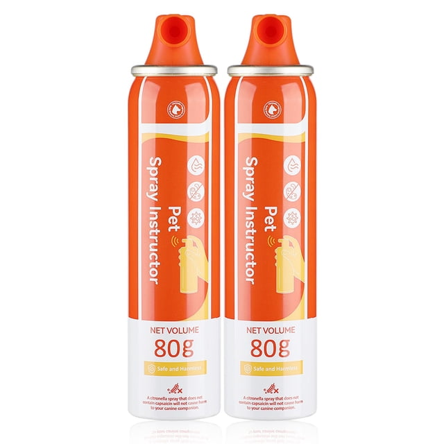 Spray corrector para perros ANSJDH, 80 ml, 2 unidades, para detener los ladridos y el comportamiento