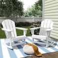 thumbnail image 2 of Polytrends  Laguna Hdpe All Weather Outdoor Patio Rocking Chair (Set of 2) White, 2 of 5