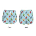 thumbnail image 5 of Picia Modern Ice Cream Pattern Women's 2 in 1 Athletic Running Shorts High Waisted Workout Casual Gym Sweat Shorts with Comfy Liner Zipper Pockets-Small, 5 of 9