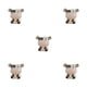thumbnail image 1 of Monstrate Maceta suculenta pequeña con estilo de cerámica, maceta de animales innovadora fácil de mantener y ecológica, vaca Type2 NO2, 1 of 6