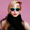 thumbnail image 3 of unbranded Lot de 5 Lunettes Carrées Cool Fournitures de Fête Décoration de Réveillon, 3 of 6