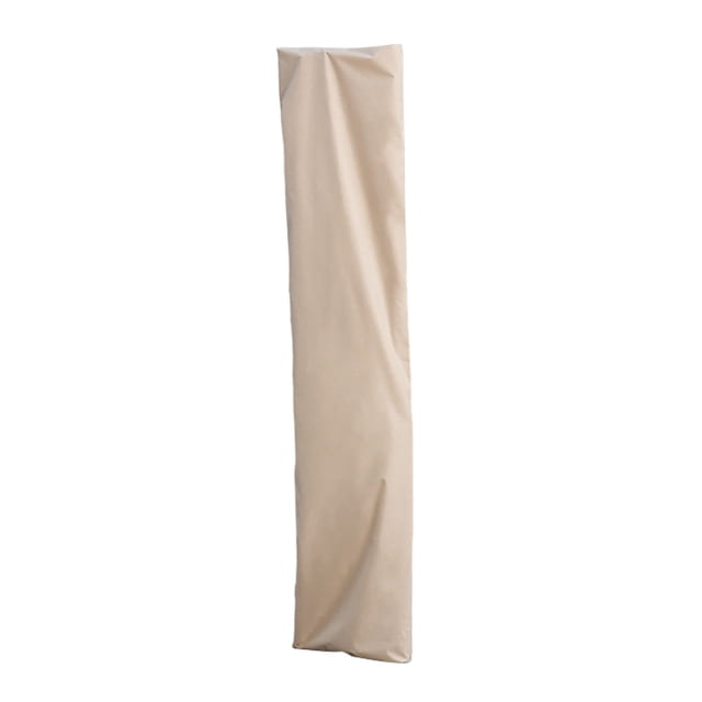 Funda resistente para sombrilla de patio, de tela impermeable 190D, con cierre de cordón. Protección contra el sol y la lluvia para sombrillas voladizas con mástil central. Funda para muebles de