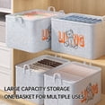 thumbnail image 5 of Magic Mushrooms Geometry Round Laundry Hamper with Drawstring, Collapsible Dirty Clothes Storage Basket, Bedroom Nursery Dorm Bin for Toys Baby, 5 of 6
