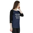 thumbnail image 1 of Inkmeso Raglan Tshirt Sarcasm Dear Karma I Have A List Of People You Have Missed. Graphic Top For Women, 1 of 7
