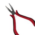 thumbnail image 4 of Hair Extension Plier, 4pcs Curved Nose Silicone Rings Sturdy Hair Extension Tools  for Hair Salon Dark Brown, 4 of 7