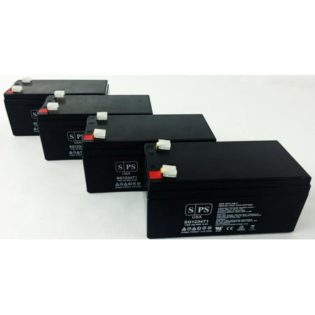- SPS Brand 12V 3.4 Ah Replacement Battery for APC RBC35 -Non OEM Only (4 Pack)